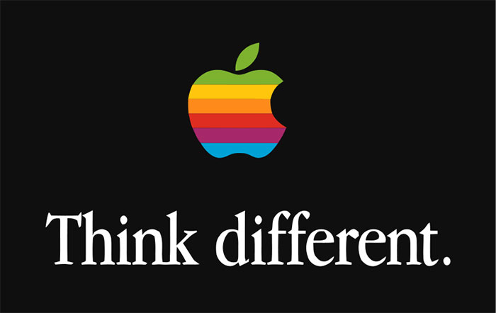 Apple motto in 2000
